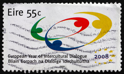 Postage stamp Ireland 2008 Intercultural Dialogue