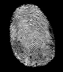 white fingerprint