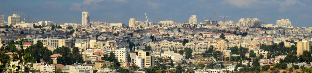 Fototapeta na wymiar Jerusalem panorama