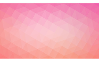 Fototapeta premium Pink polygonal design illustration, which consist of triangles and gradient in origami style.