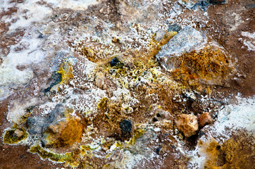 Geothermal area atf Hverir, Iceland.