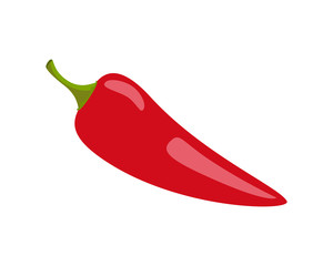 Flat icon chili pepper