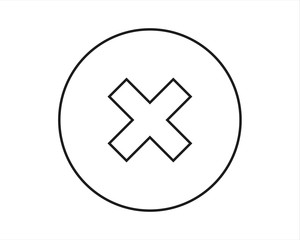 Fototapeta premium Line icon close