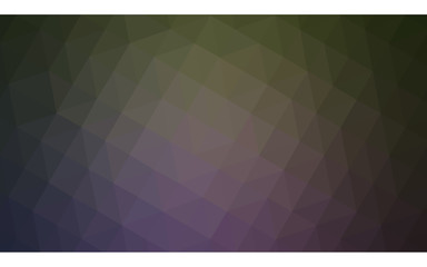 Fototapeta premium Multicolor dark pink, green polygonal design illustration, which consist of triangles and gradient in origami style.