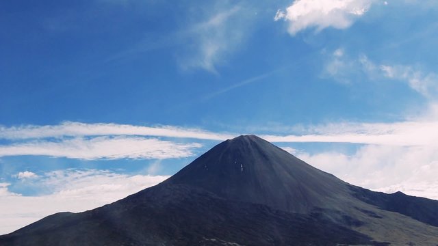 Volcán en la provincia de La Rioja, Argentina