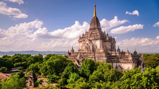 Bagan, Myanmar temple in the Archeological Park.