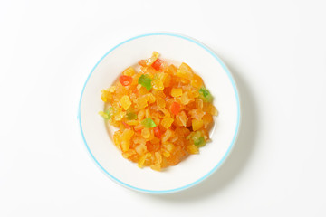Candied fruit mix