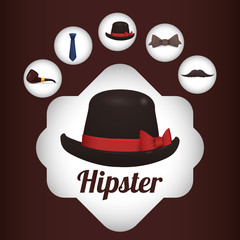 Hipster style design 