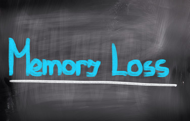Memory Loss Concept