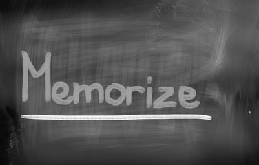 Memorize Concept