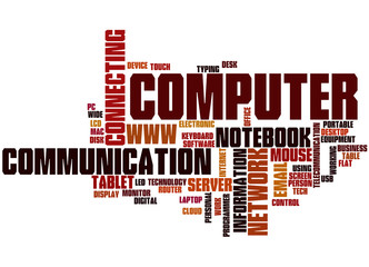 Computer, word cloud concept 2