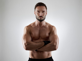 Fototapeta premium Confident muscular man