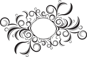 Unusual Vintage frame for your design. Vector illustration.