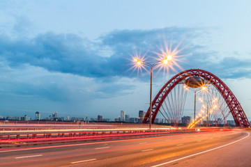 Obraz premium Zhivopisny Bridge (Picturesque bridge) in Moscow