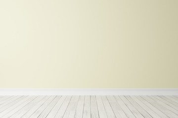 Empty bright interior