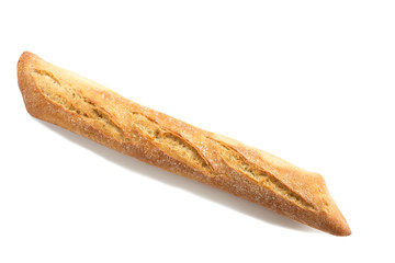 French baguette is not white. bakery products. space for inscriptions