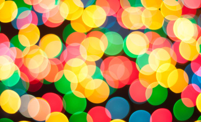 Abstract circular bokeh