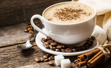 Coffee cup and saucer