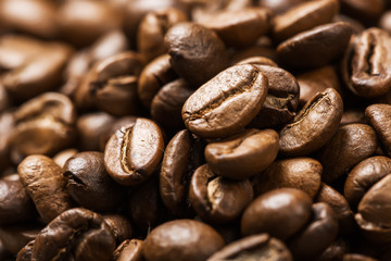 Coffee beans background