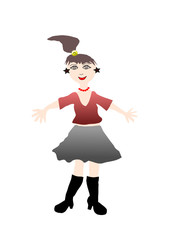 Happy young woman picture