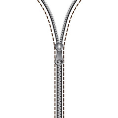 Cerniera zip verticale