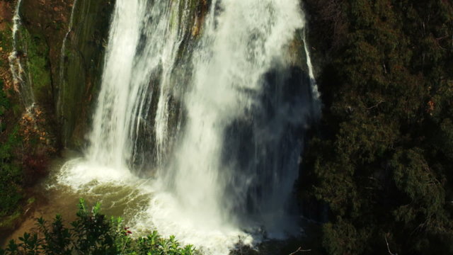 Royalty Free Stock Video Footage of Tahana Waterfall shot in Israel at 4k with Red.