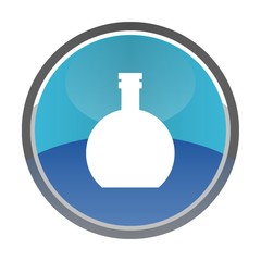 Bouteille dans un bouton