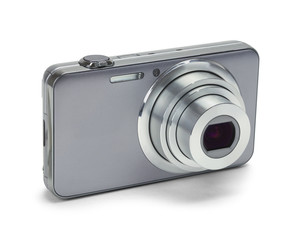 Silver Zoom Camera