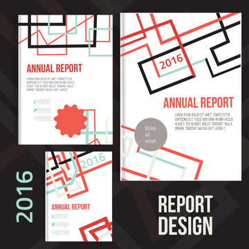 Vector brochure cover design templates with abstract geometric linear connection  backgrounds for your business.