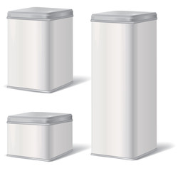 Metal Tin Can. Retro Canned Food. Product Packing.