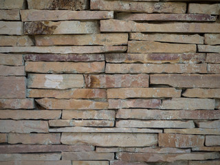 Background & Stacked Stone Wall.