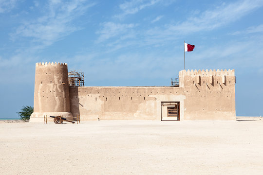 Historic Al Zubara fort in Qatar