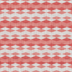 Seamless red and white geometric texture