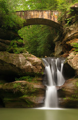 Upper Falls at Old Man's Cave, Hocking Hills State Park, Ohio.