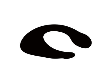 The consonant in the white background