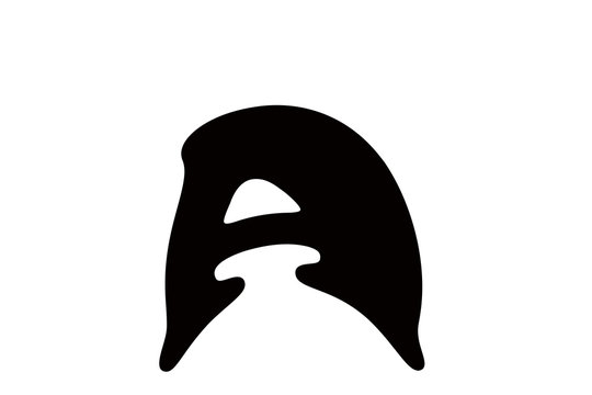 The consonant in the white background