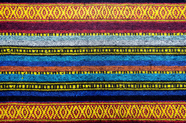 Handmade woven cotton fabrics.