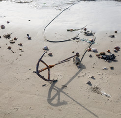 Anker am Strand von Vietnam