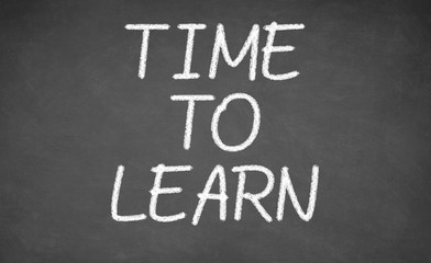 Fototapeta premium Time to learn 