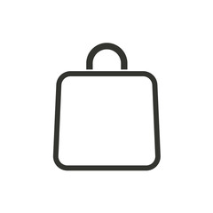 Shopping bag - vector icon.