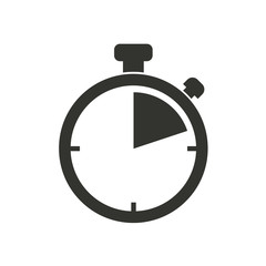 Stopwatch - vector icon.