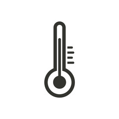 Thermometer - vector icon.