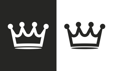 Crown - vector icon.
