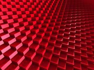 3d abstract background of cubes. blocks structure construction