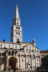 modena cathedral and bell tower, italy