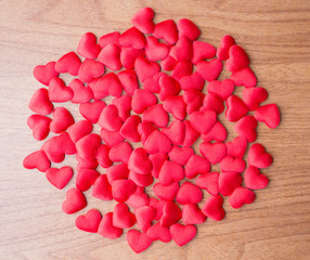 Obraz premium red hearts, valentine concept