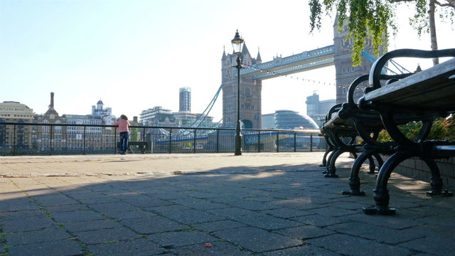 View to Tower Bridge in London