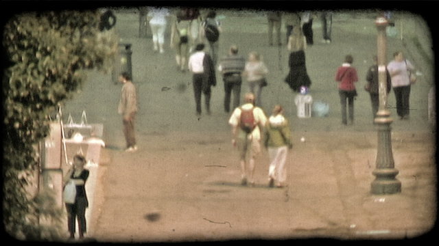 Colosseum 7. Vintage stylized video clip.