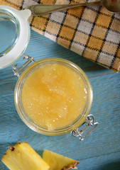 Homemade pineapple jam