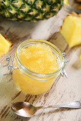 Homemade pineapple jam